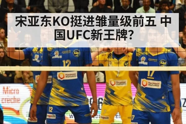 宋亚东KO挺进雏量级前五 中国UFC新王牌？（ayx）